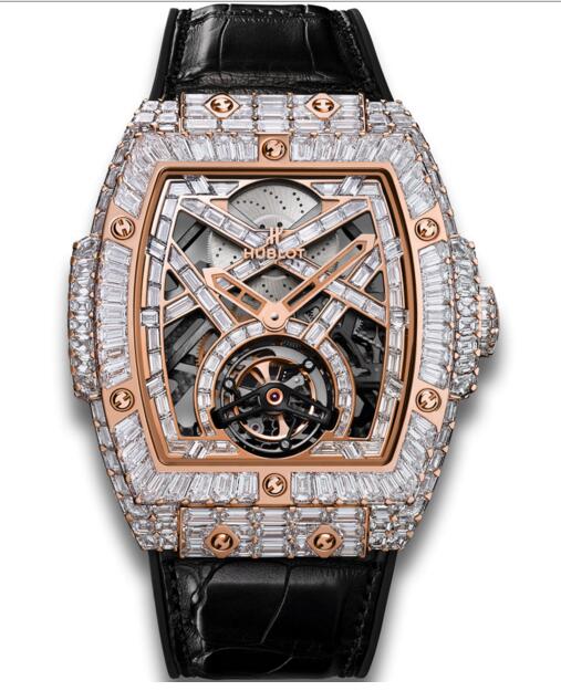 Replica Hublot 906.OX.9000.LR.9904 MP-06 High Jewelery Full Baguette watch